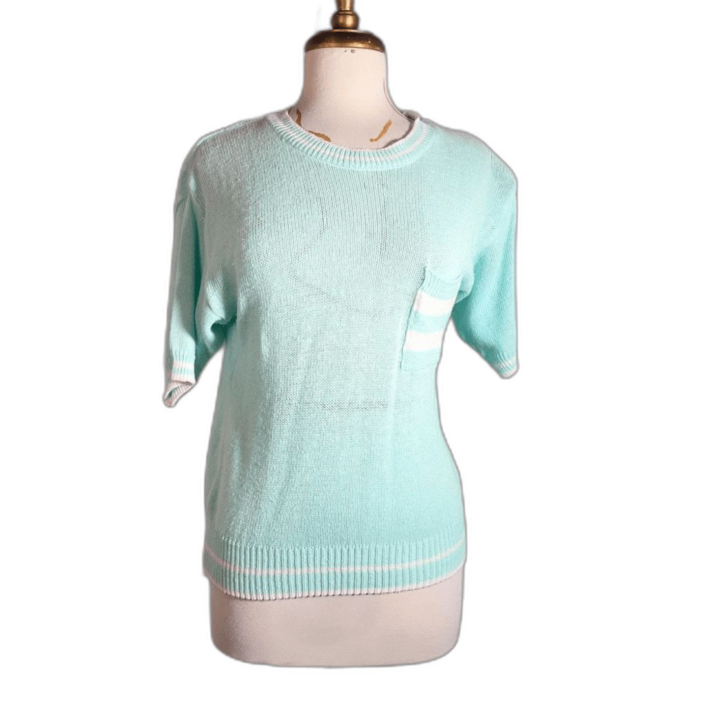 Quality Fashion Blouse Size M Vintage 90's Sheer Soft Feminine Ballet Core Top
